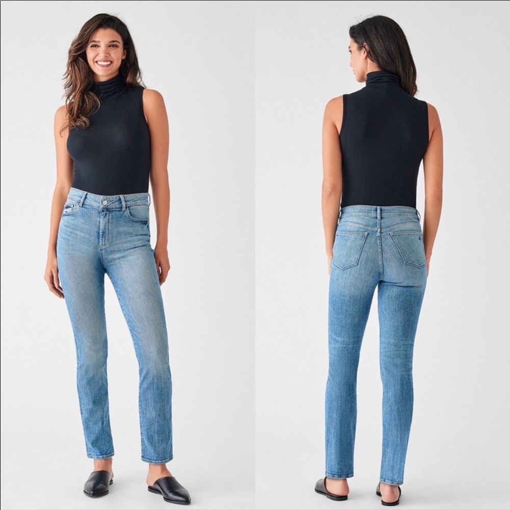 DL1961 Mara High-Rise Instasculpt Straight Jeans